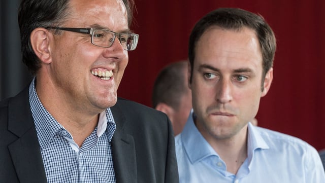 Christian Wasserfallen beisst sich auf die Unterlippe. Christian Wasserfallen beisst sich auf die Unterlippe.