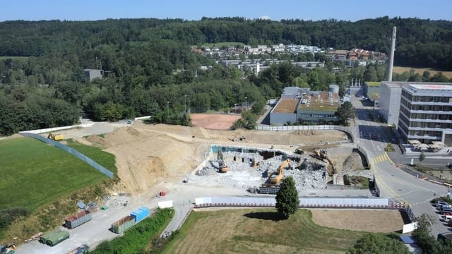 KSB-Grossbaustelle von oben KSB-Grossbaustelle von oben