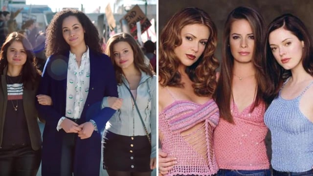 Die «Charmed»-Hexen in Neuauflage (links) und Original (rechts). Die «Charmed»-Hexen in Neuauflage (links) und Original (rechts).