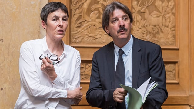 Gysi neben Rechsteiner im Nationalrat Gysi neben Rechsteiner im Nationalrat
