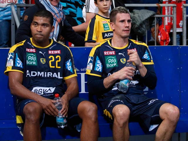 Mads Mensah und Andy Schmid Mads Mensah und Andy Schmid