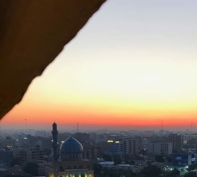 Blick über Bagdad. Blick über Bagdad.