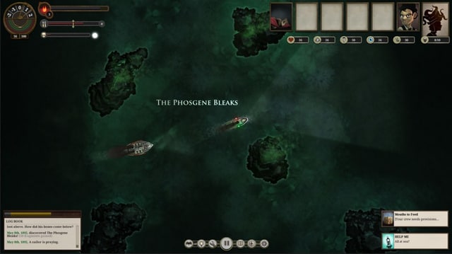 Spielszene aus «Sunless Sea» Spielszene aus «Sunless Sea»