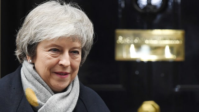 Theresa May im Porträt. Theresa May im Porträt.
