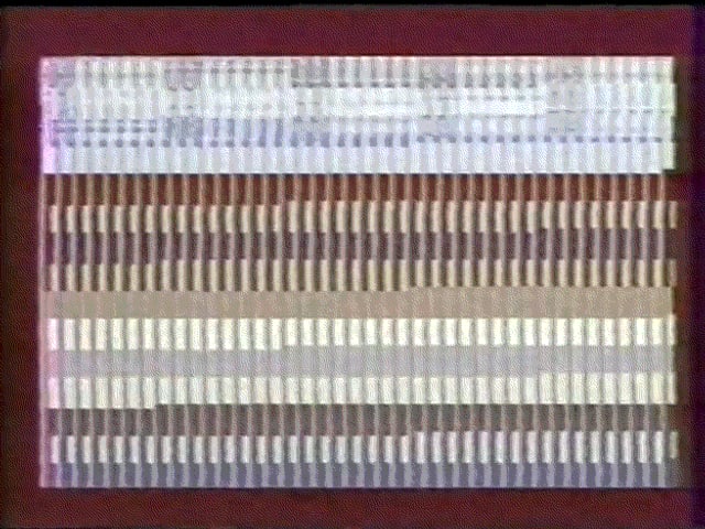 Ein Screenshot einer Bildstörung. Ein Screenshot einer Bildstörung.