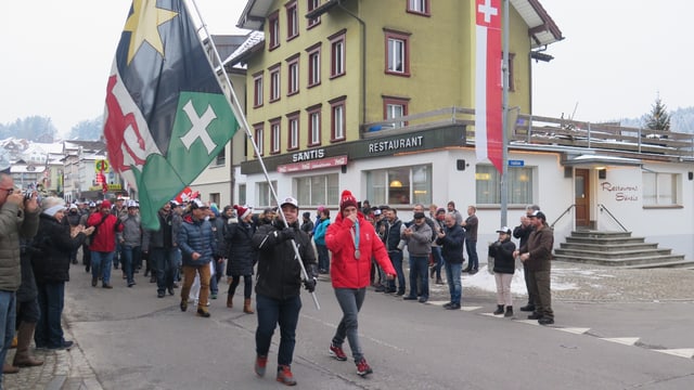 Marsch zum Vereinssaal Marsch zum Vereinssaal