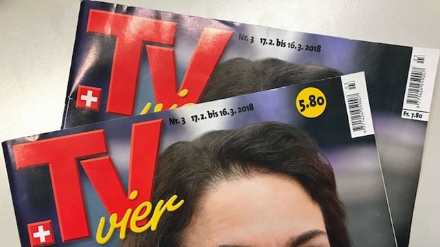 Zwei gleiche TV-Zeitschriften mit unterschiedlichen Preisangaben. Zwei gleiche TV-Zeitschriften mit unterschiedlichen Preisangaben.
