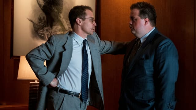 Die beiden Hauptdarsteller von «Richard Jewell» im Gespräch: Sam Rockwell und Paul Walter Hauser. Die beiden Hauptdarsteller von «Richard Jewell» im Gespräch: Sam Rockwell und Paul Walter Hauser.