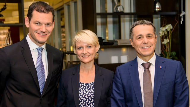 Die drei Kandidaten: Maudet, Moret und Cassis (v.l.) Die drei Kandidaten: Maudet, Moret und Cassis (v.l.)