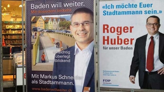 Plakate Wahlkampf
