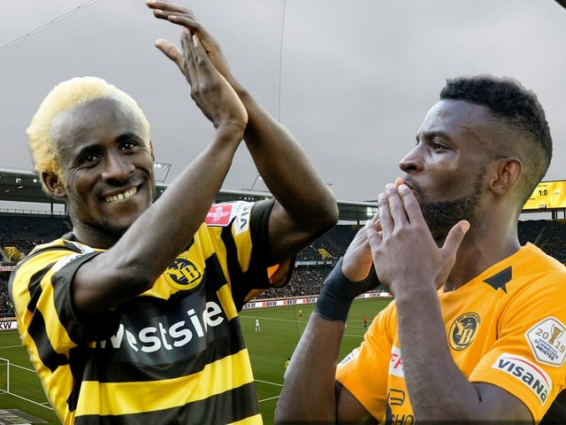 Seydou Doumbia und Jean-Pierre Nsame. Seydou Doumbia und Jean-Pierre Nsame.