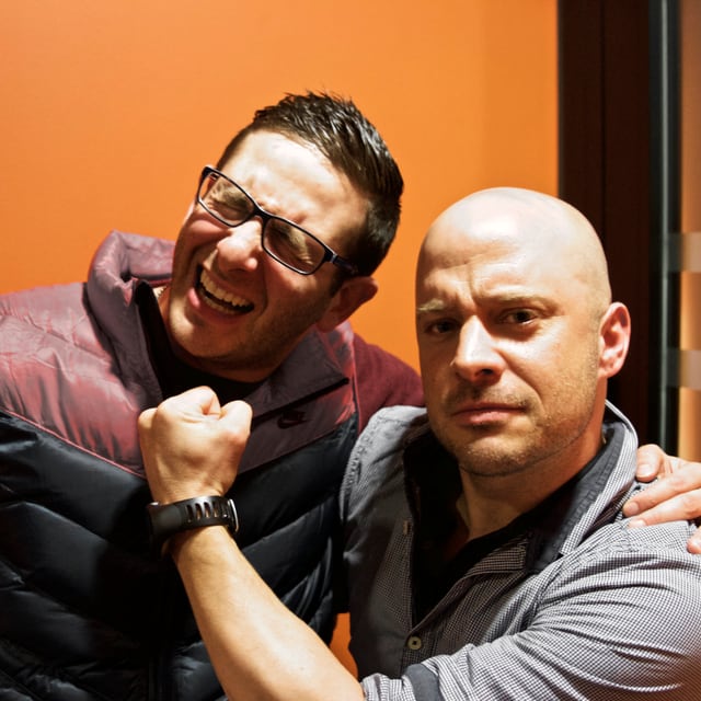Jontsch und sein «Hater» Mischa Jontsch und sein «Hater» Mischa