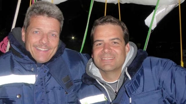 Kurt Frieden und sein Teampartner Pascal Witprächtiger Kurt Frieden und sein Teampartner Pascal Witprächtiger