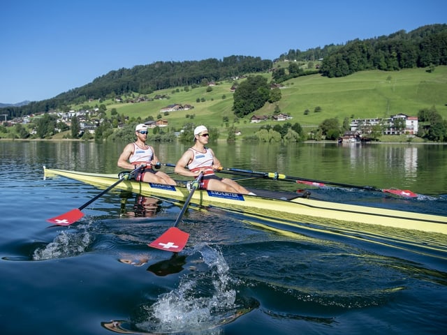 Bernabe Delarze (links) und Roman Röösli. Bernabe Delarze (links) und Roman Röösli.