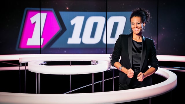 Angélique Beldner, Moderatorin «1 gegen 100» Angélique Beldner, Moderatorin «1 gegen 100»