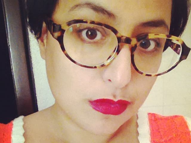 Frau mit Brille Frau mit Brille