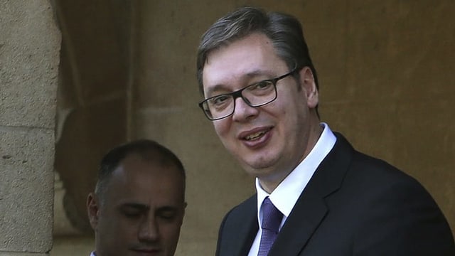 Serbiens Präsident Aleksandar Vucic Serbiens Präsident Aleksandar Vucic