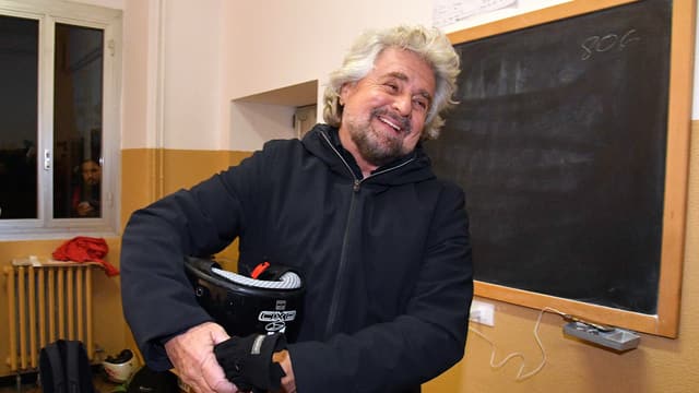 Ex-Komiker Beppe Grillo. Ex-Komiker Beppe Grillo.