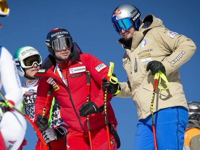 Beat Feuz und Dominik Paris. Beat Feuz und Dominik Paris.