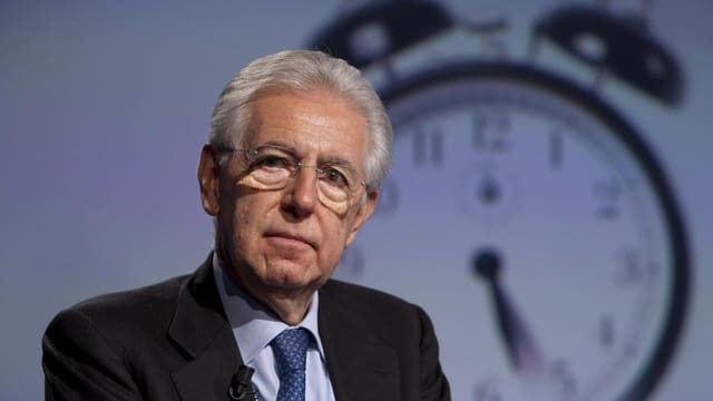 Porträt Mario Monti. Porträt Mario Monti.