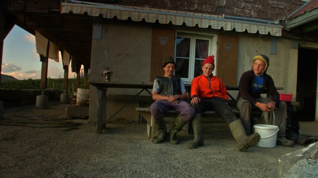 Video «Wir von da oben -Generationenwechsel auf der Alp» abspielen Video «Wir von da oben -Generationenwechsel auf der Alp» abspielen