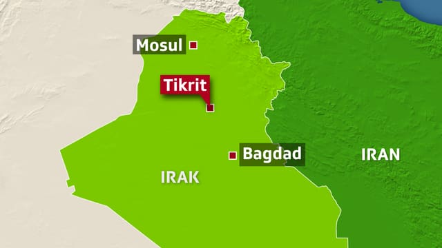 Karte vom Irak Karte vom Irak