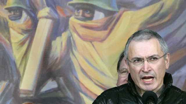 Chodorkowski spricht zu den Massen auf dem Maidan in Kiew