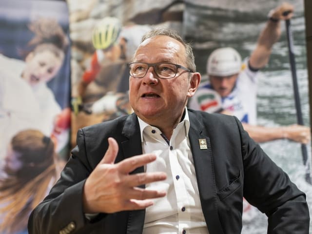 Jürg Stahl, Präsident von Swiss Olympic. Jürg Stahl, Präsident von Swiss Olympic.