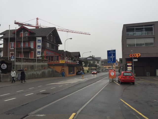 Die Hauptstrasse in Sins Die Hauptstrasse in Sins