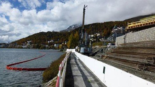 Öl-Havarie beschäftigt St. Moritz (17.10.2014)
