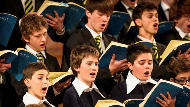 Ein Knabenchor singt Ein Knabenchor singt