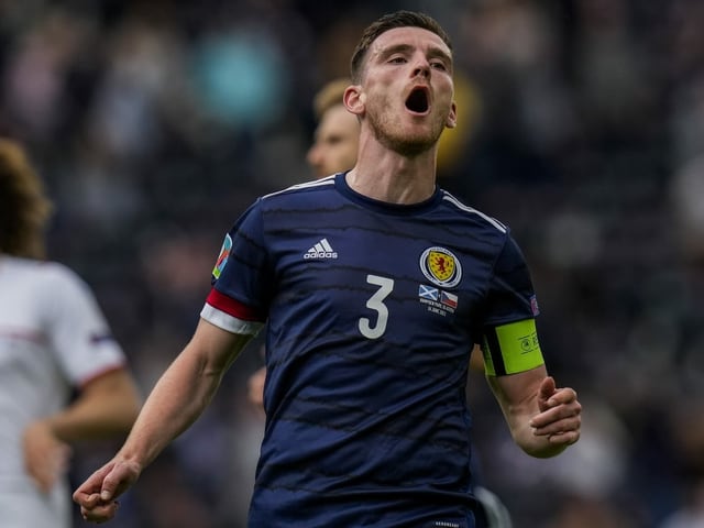 Schottlands Captain Andrew Robertson Schottlands Captain Andrew Robertson