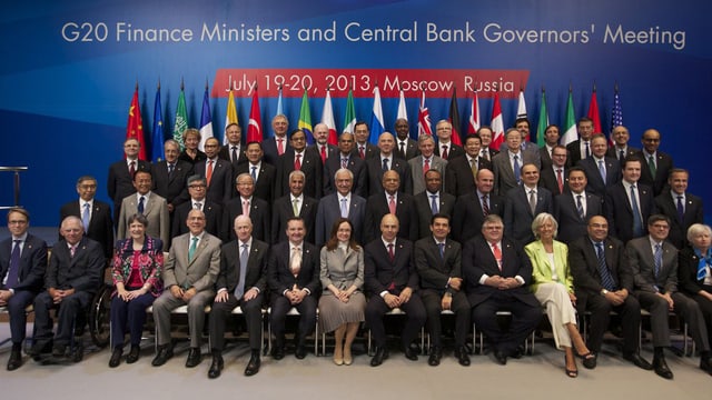 Gruppenfoto aller teilnehmenden Minister