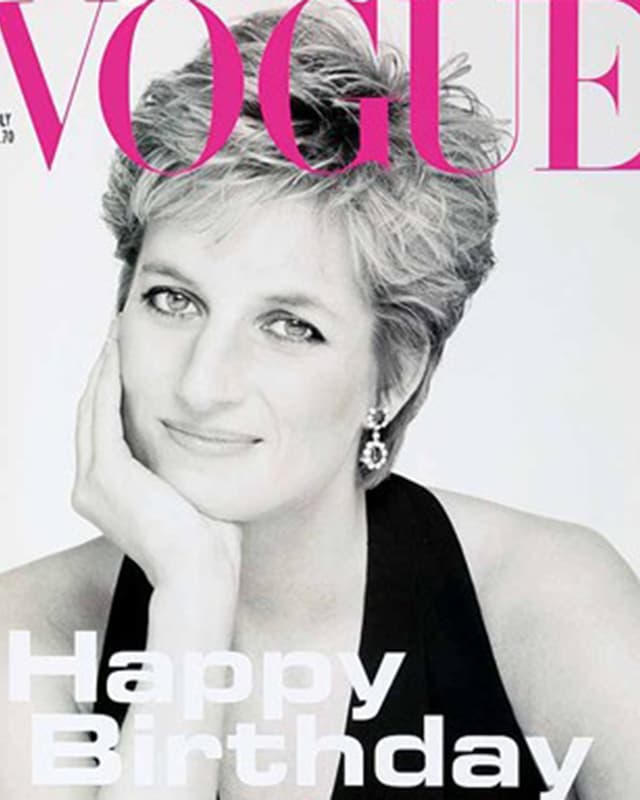 Diana als Covergirl des Vogue