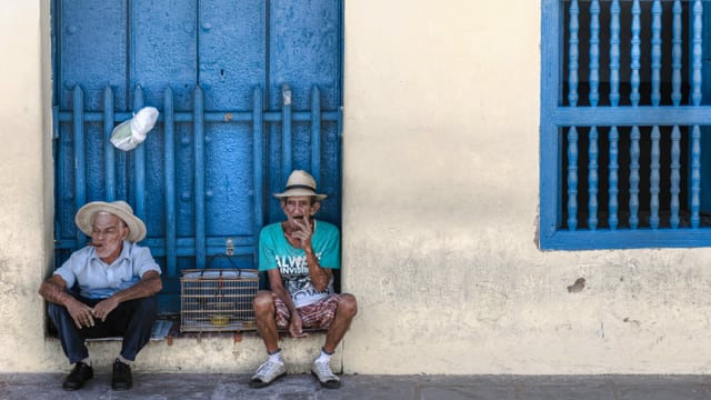 Alte Männer in Kuba