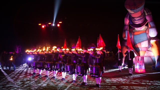 «Top Secret Drum Corps» in Formation.