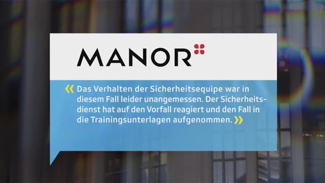 Stellungnahme Manor Stellungnahme Manor
