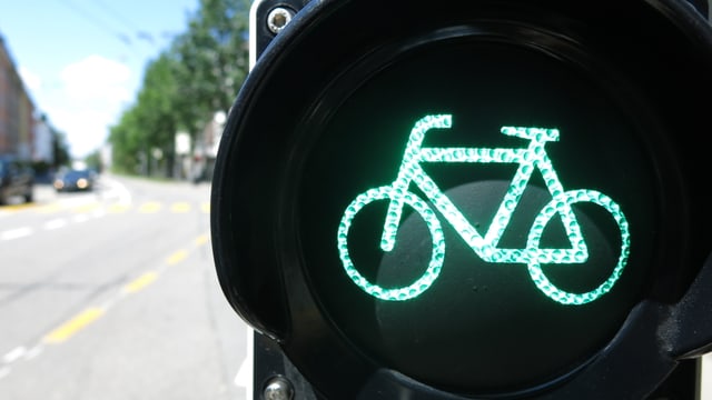 Grüne Ampel für Velos Grüne Ampel für Velos