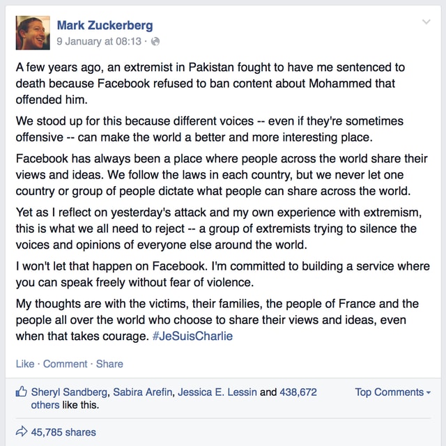 Zuckerbergs Pinnwand Zuckerbergs Pinnwand