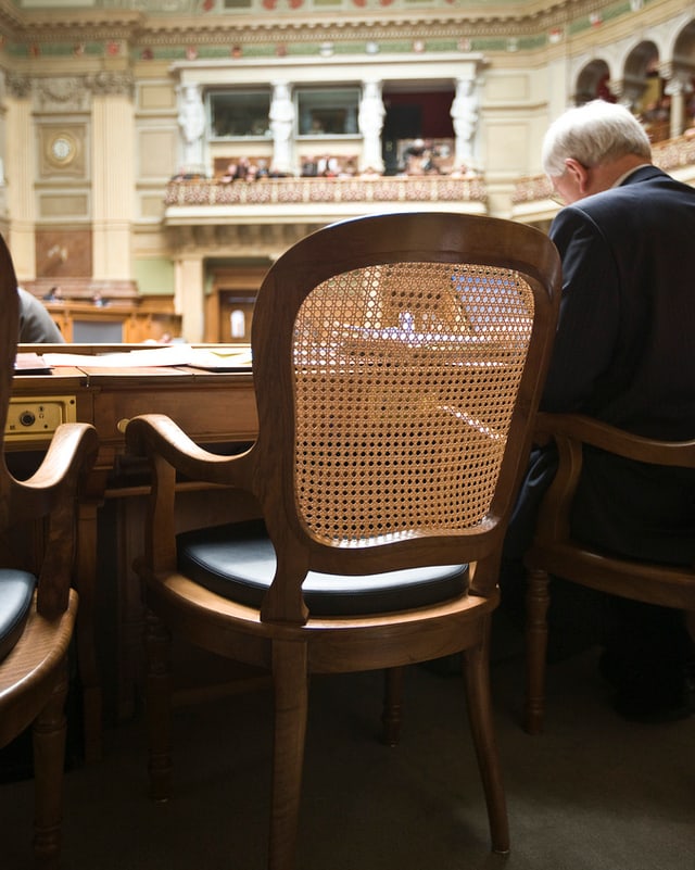 Ein leerer Stuhl. Ein leerer Stuhl.
