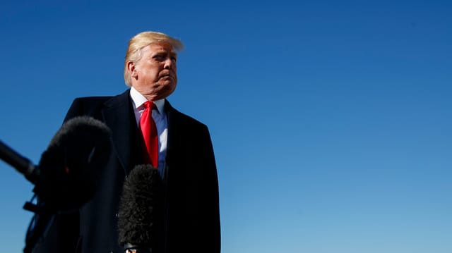 In der Zwickmühle: US-Präsident Trump will es sich mit der saudischen Regierung nicht vergraulen. In der Zwickmühle: US-Präsident Trump will es sich mit der saudischen Regierung nicht vergraulen.