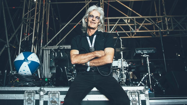 Chris Götz (69) ist seit 24 Jahren Stage Manager am Heitere Openair. Chris Götz (69) ist seit 24 Jahren Stage Manager am Heitere Openair.