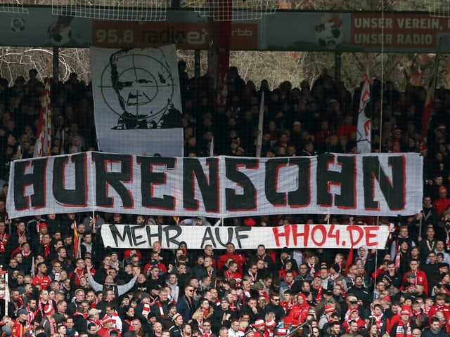 Union Berlin Hopp Plakat Union Berlin Hopp Plakat