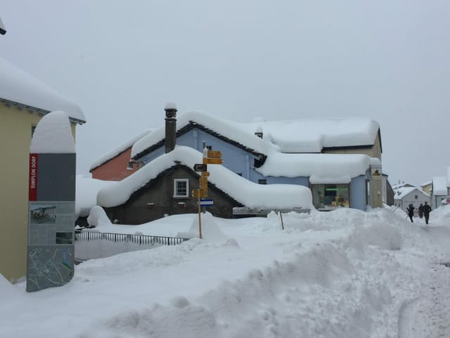 Viel Neuschnee.