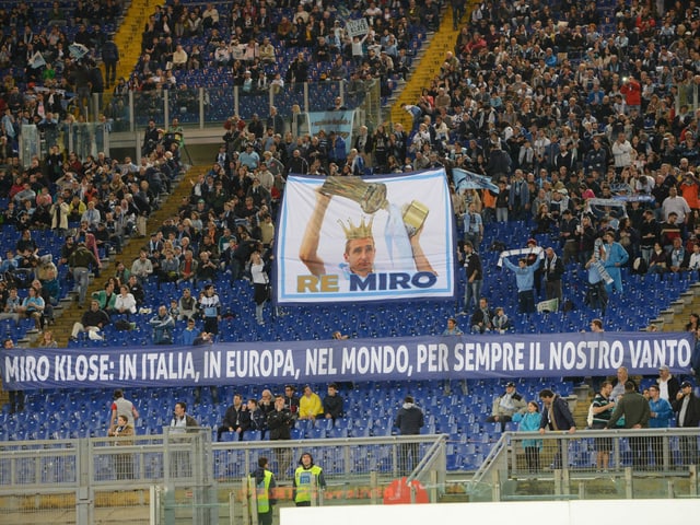 Hatte bei den Lazio-Fans einen hohen Stellenwert Hatte bei den Lazio-Fans einen hohen Stellenwert
