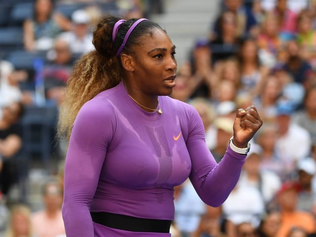 Am zweiten Geburtstag ihrer Tochter erreichte Serena Williams bei den US Open zum 16. Mal die Viertelfinals. Am zweiten Geburtstag ihrer Tochter erreichte Serena Williams bei den US Open zum 16. Mal die Viertelfinals.