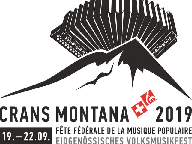 il logo da la festa federala da musica populara il logo da la festa federala da musica populara