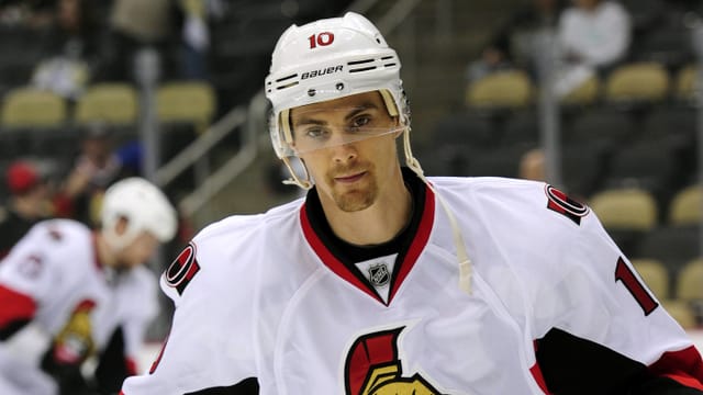 Mike Lundin im Ottawa-Shirt. Mike Lundin im Ottawa-Shirt.