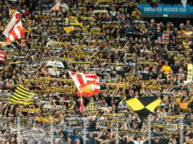 Die Fans des HC Ajoie. Die Fans des HC Ajoie.