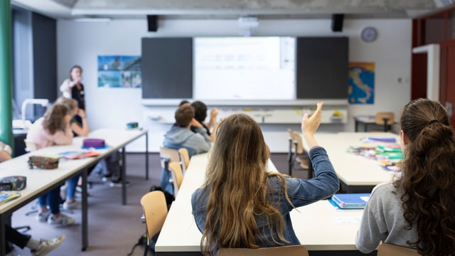 Blick in ein Schulzimmer Blick in ein Schulzimmer